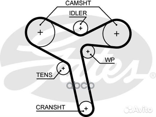 Ремень грм 5647XS Gates