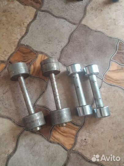 Гантели бу 1.5 и 3 кг