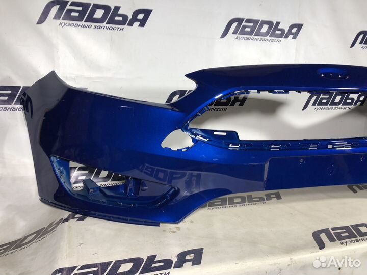 Бампер Ford Focus 3(15) передний Синий deep impact blue dcwe