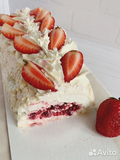 Меренговый рулет