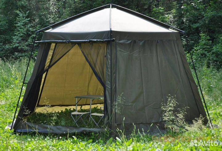 Палатка кухня шатер шестиугольный 420х350х230 см