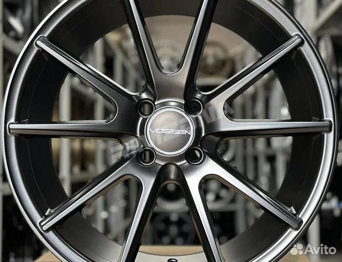 Литой диск в стиле vossen R17 4x100. Новые диски