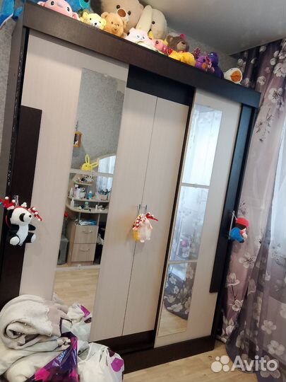 Шкаф купе с зеркалом бу