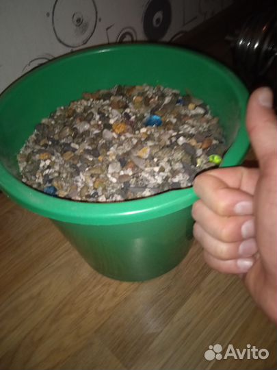 Аквариум с лампами, подогревом, камнями и др