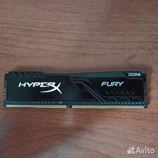 Опер. пам. kingston Hyper X Fury DDR4 8Gb 2666 Mhz