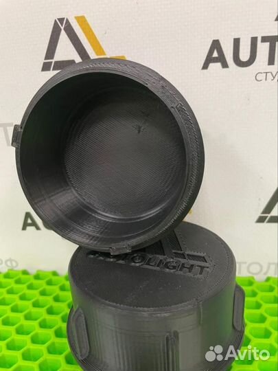 Увеличенные крышки фар Kia Rio 3