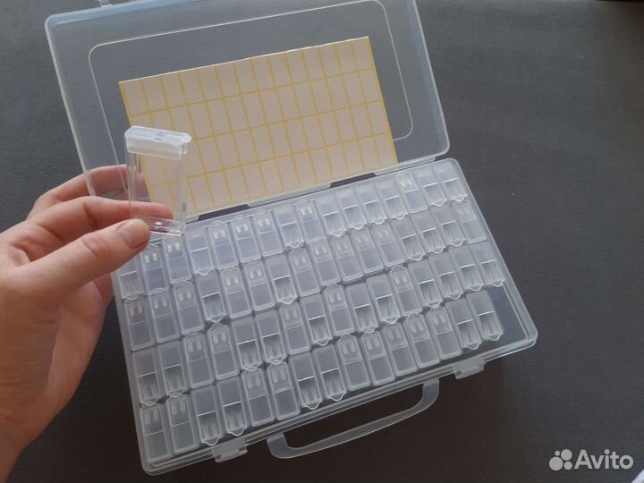 Органайзер для бисера алмазной мозаики рукоделия