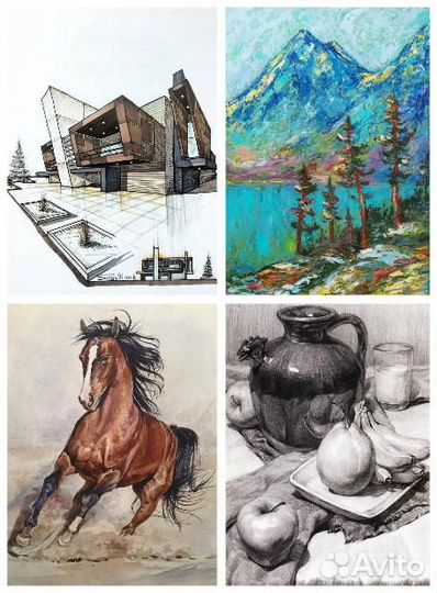 Роспись, картины, фотофоны, портреты на заказ