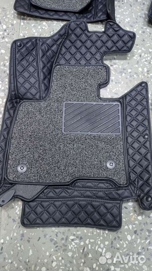 3d коврики из экокожи. Таёта ланд Крузер