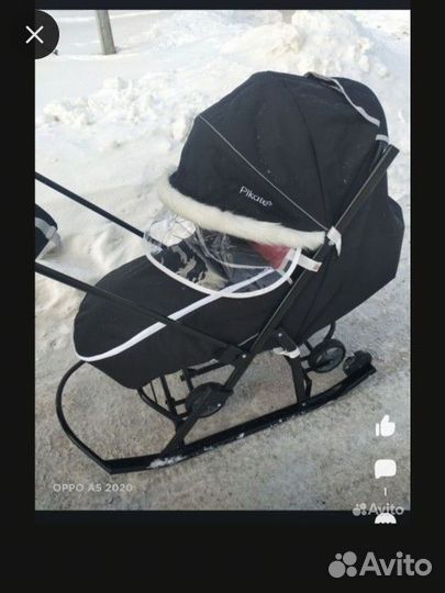 Коляска санки