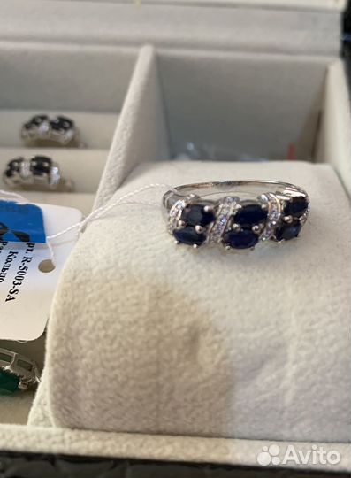 Комплект серьги и кольцо