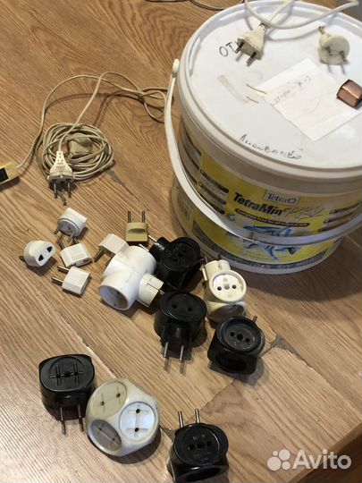 Тройники электрические ссср+переходники и пр