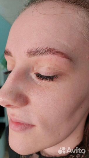 Окрашивание бровей