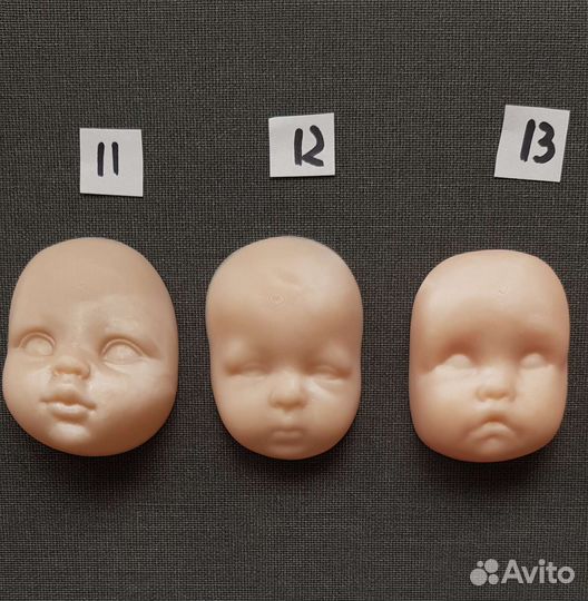 Лица для кукол из фотополимерной смолы