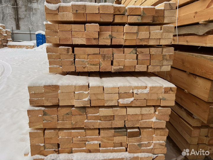 Доска обрезная 25х150х6000мм от производителя