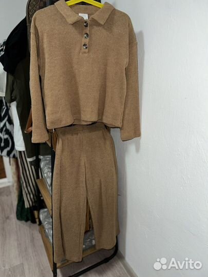 Брючный костюм для девочки трикотажное