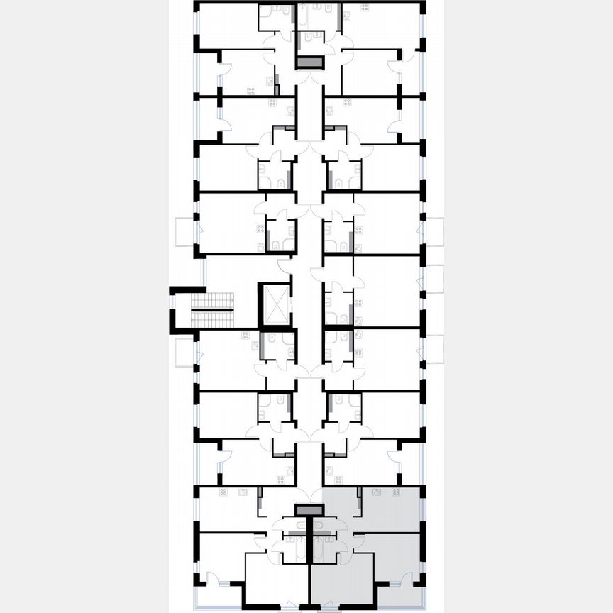 2-к. квартира, 49,2 м², 3/3 эт.