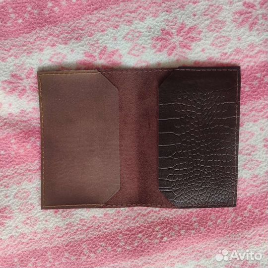 Набор мужской-ремень, кошелек, обложка на паспорт