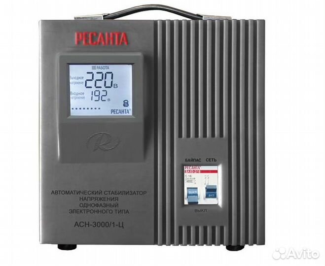 Стабилизатор напряжения ресанта асн-3000/1-Ц