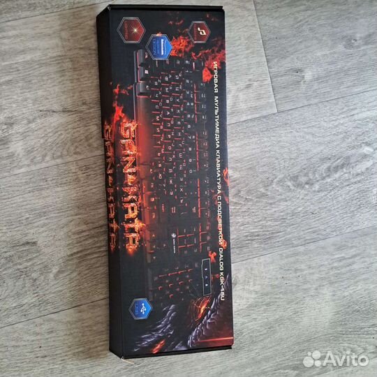 Игровая мультимедиа клавиатура с подсветкой