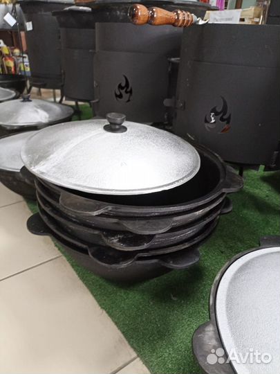 Казан чугунный 12 литров