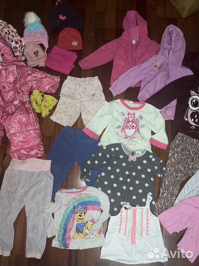 Пакет одежды на девочки от 0 до 2,5 лет