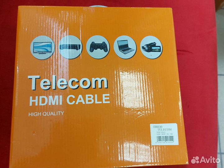 Кабель Telecom hdmi 19m/m