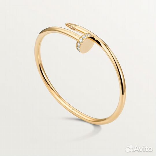 Юв. изделие Cartier Juste un Clou bracelet, classic model, diamonds B6048617 + подарок 1 год гаранти