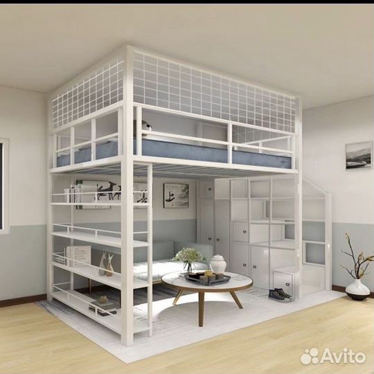 Кровать двухъярусная, кровать - чердак