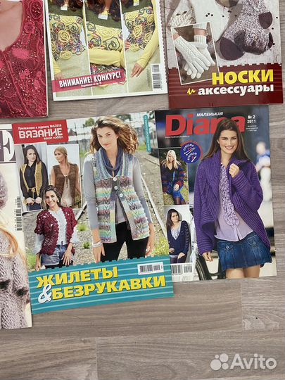 Коллекция 11 журналов по вязанию