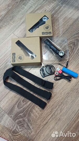 Налобный фонарь новый