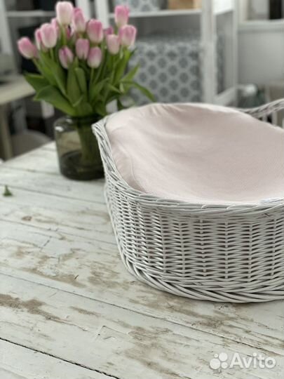 Детский кокон для новорожденных в корзине