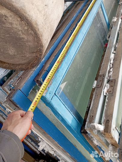 Дубовые рамы стёклами под востановление