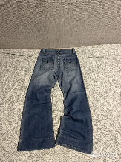 Джинсы мужские клеш широкие balenciaga y2k