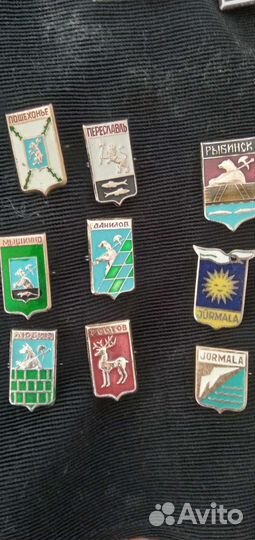 Значки СССР Гербы