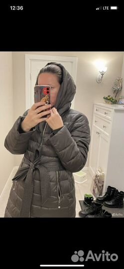 Пуховик женский зимний 46 48 размер длинный