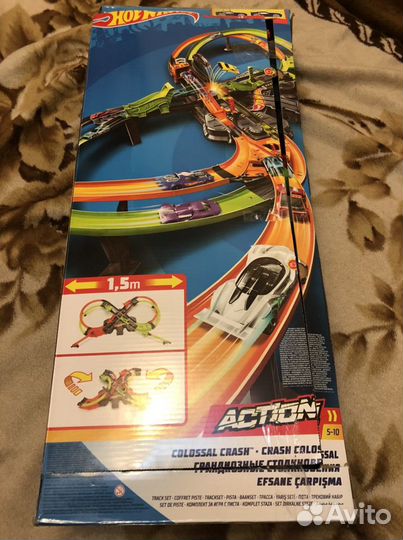 Hot Wheels грандиозные столкновения