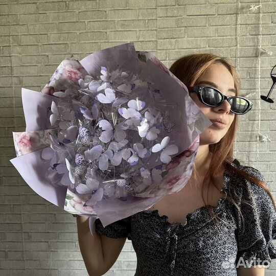 Букет с бабочками