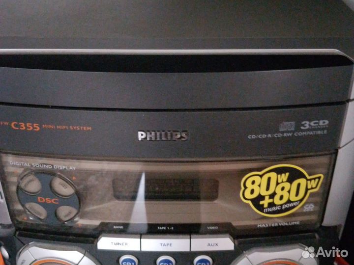 Музыкальный центр philips бу