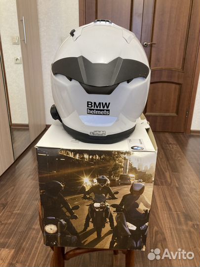 Мотоциклетный шлем BMW Street X light white,55/56S