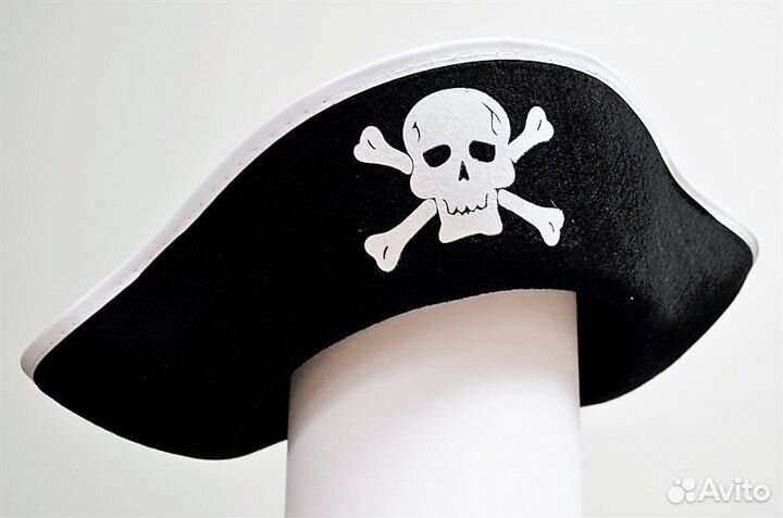 Шляпа карнавальная Пират - детские и взрослые