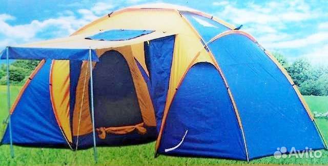 Палатка 4 местная двухкомнатная