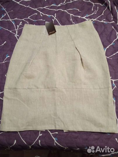 Юбка 48 размер лен
