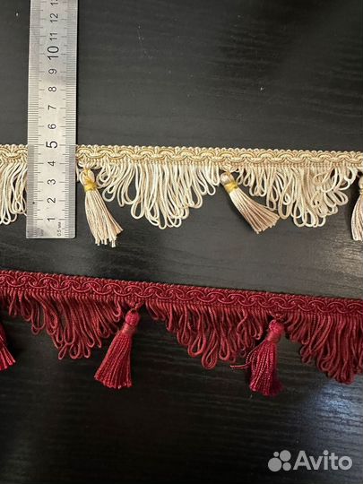 Бахрома с кисточками для штор