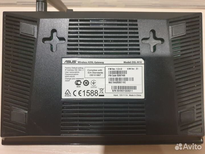 Роутер Аsus DSL-N10