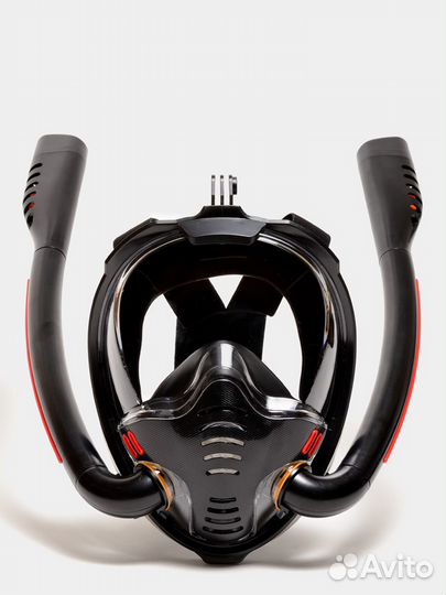 Маска для снорклинга и плавания Double