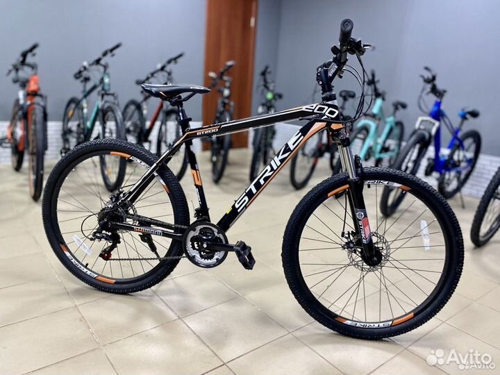 Скоростной велосипед Черный новый