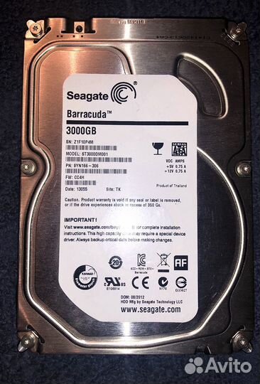 Жесткий диск Продаю Жёсткий диск Seagate Barracuda