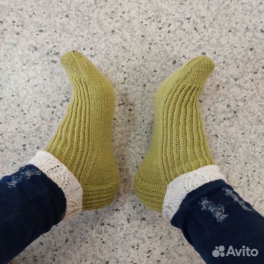 Носки вязаные женские 