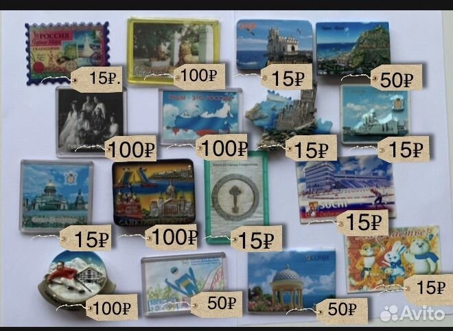 Магнитики на холодильник из путешествий